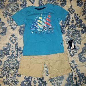Toddler boys nautica set